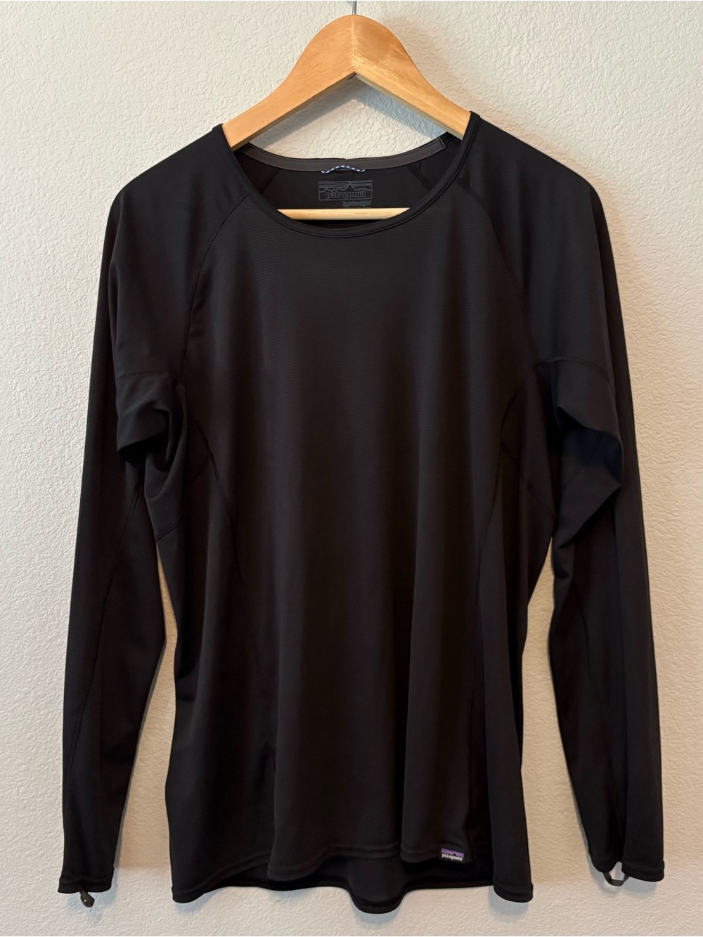 Patagonia Women’s Black Long Sleeve Light Weight Capilene Shirt